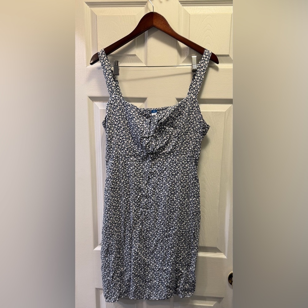 Old Navy Navy Blue Floral Women's Dress